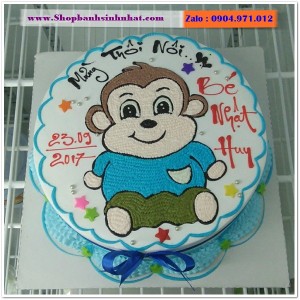 Bánh Sinh Nhật Con Khỉ Tuổi Thân - T55